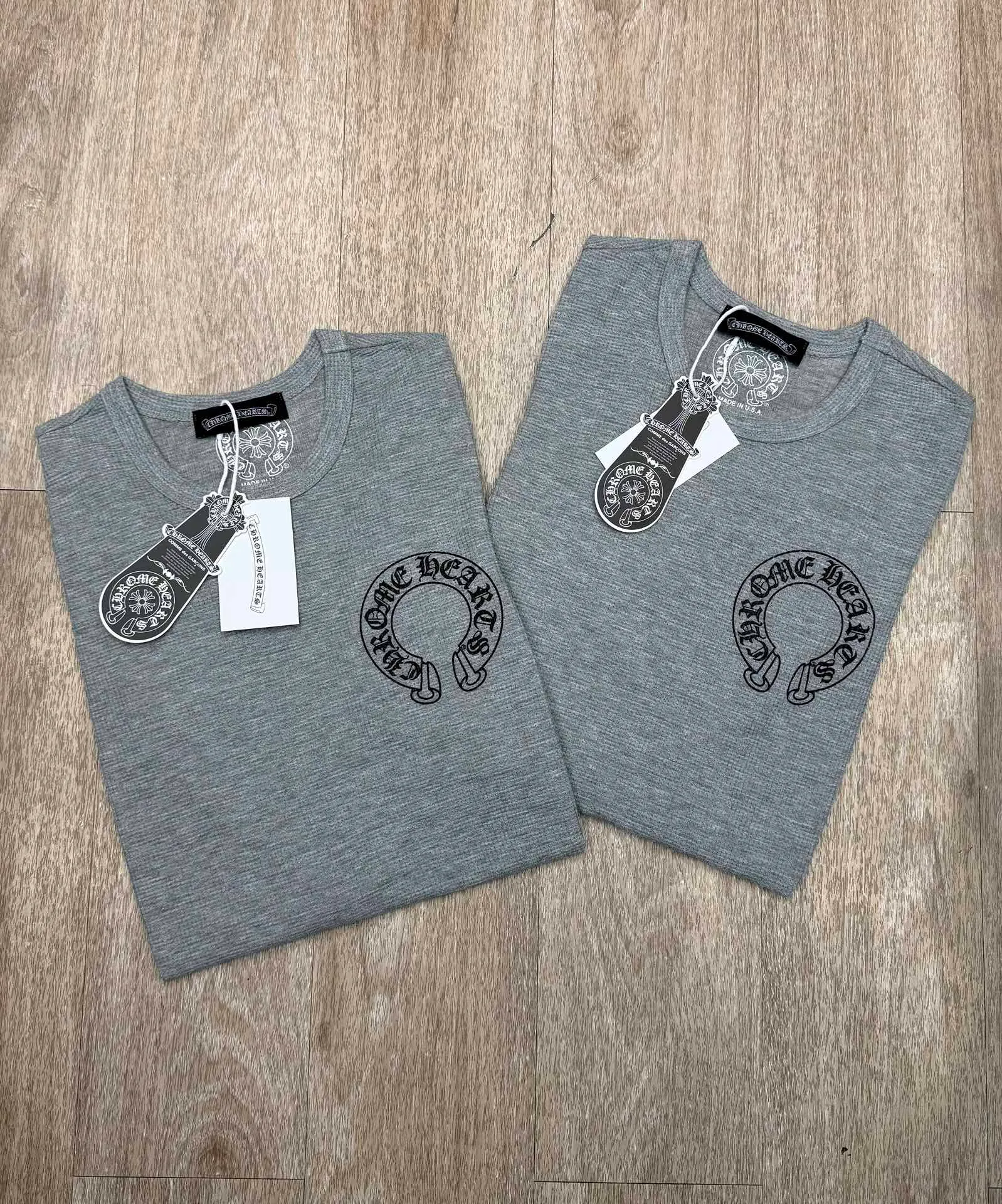 P198 M282#ChromeHeart·25ss new Sanskrit letter printed waffle long-sleeved top✅✅✅ Ready in stock Focus on quality and feel free to compare Size: S M L Color: White